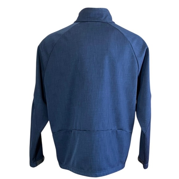 Koppen Mens Dark Blue Full Zip Softshell Jacket Size XL - Picture 4 of 6